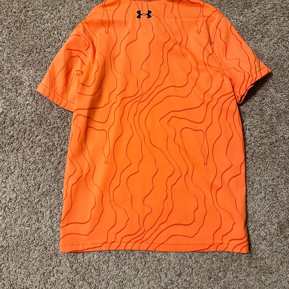 Youth Medium, Orange Under Armour Polo - Picture 2 of 3
